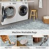 Lahome Oriental Runner Rug Washable Grey 2'1"x8' Kitchen Runner Rug Low-Pile Soft Farmhouse Print Carpet Runners for Hallways Entryway Laundry - 4 of 4