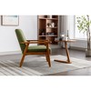 CAVINAS Upholstered Accent Chair with Armrest,Modern Arm Chairs with Feet for Bedroom,Reading Room - 4 of 4
