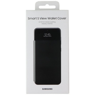 Samsung S View Wallet Cover for Samsung Galaxy A33 5G - Black