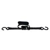 UBMOVE Ratchet Strap (1 Pack) 1" x 12-feet with Chrome dipped S hooks - 2 of 4