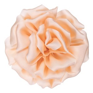 Unique Bargains Satin Flower Durable Elegant Large Peony Floral Lapel Brooch Pin - 1 of 4