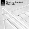 Best Choice Products 2-Tier Rolling Bar Cart Indoor/Outdoor w/ Storage Shelves, Wine Rack, Lockable Wheels - 4 of 4