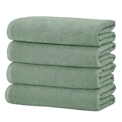 Cotton Quick Dry Textured Bath Towel - Great Bay Home