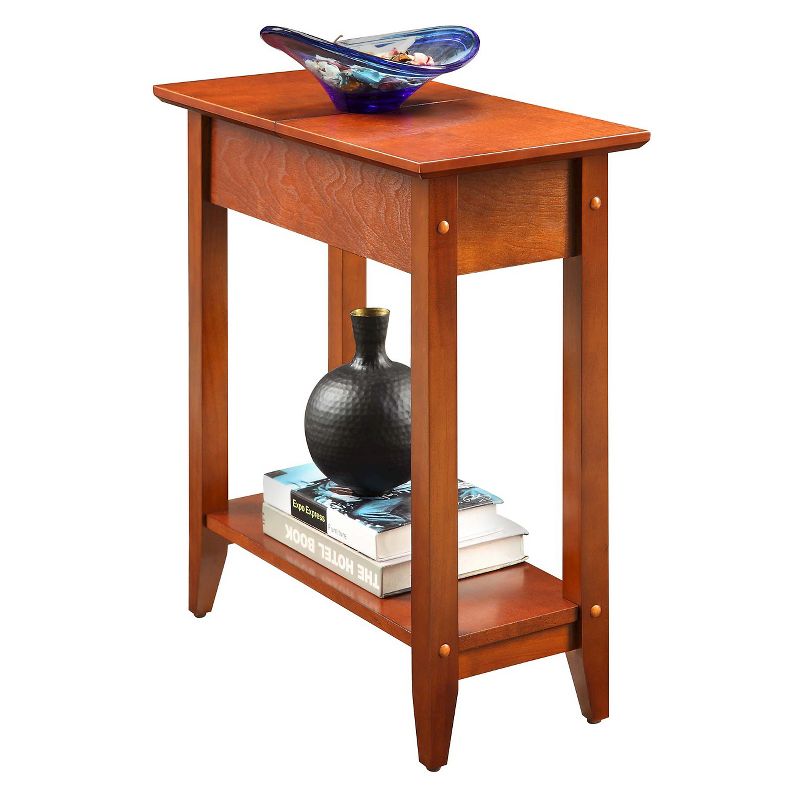 Breighton Home Harper End Table with Flip Top Storage and Lower Shelf, 3 of 6