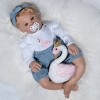 Paradise Galleries Realistic Reborn Caucasian Girl Doll, Jan Wright Designer's Doll Collections, 22" Adorable Baby Doll Gift  - Swan Princess - 2 of 4