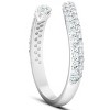 Pompeii3 3/4 Ct Diamond Viper Ring Womens 14k White Gold - 3 of 4