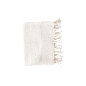 Slickblue Cotton Hand Towel with Ribbed Stripes, Handwoven Washable Kitchen or Bathroom Towel, 21x27, 4 Color Options - 1 of 4