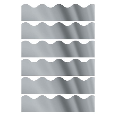 TREND Silver Metallic Terrific Trimmers®, 32.5 Feet Per Pack, 6 Packs