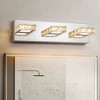 Rennnsan Zevione 18"W Hardwired Rectangle Crystal Industrial LED Dimmable Vanity Light - 4 of 4