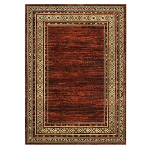 COZONY Washable Runner Rug for Kitchen Hallway Bathroom, Non-Slip Low Pile Neutral Carpet, Solid Border Laundry Room & Entryway Rug - 1 of 4