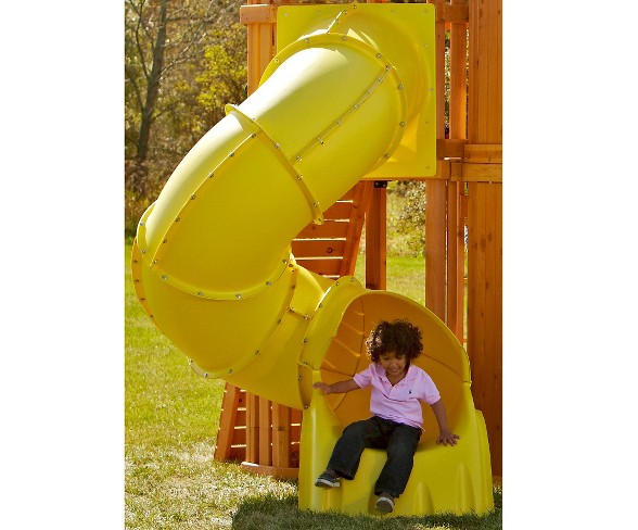 Swing-N-Slide 5' Turbo Tube Slide- Yellow