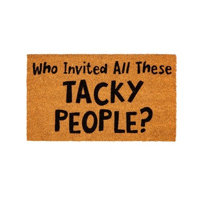 28" x 16" Nature Coir Mat, Tacky People