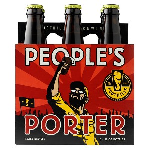 Foothills People's Porter Beer - 6pk/12 fl oz Bottles - 1 of 1