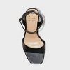 Women's Haley Ankle Strap Single Band Flare Heels with Memory Foam Insole - A New Day™ - 3 of 4