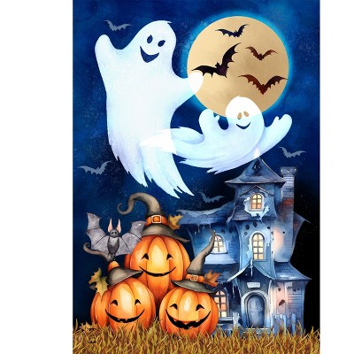 Briarwood Lane House Flag 40x28 For Outdoor Halloween Haunting For Halloween House Flag