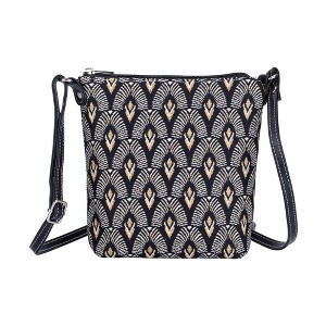 Signare USA Luxor Art Deco Black and White Sling Bag - 1 of 4