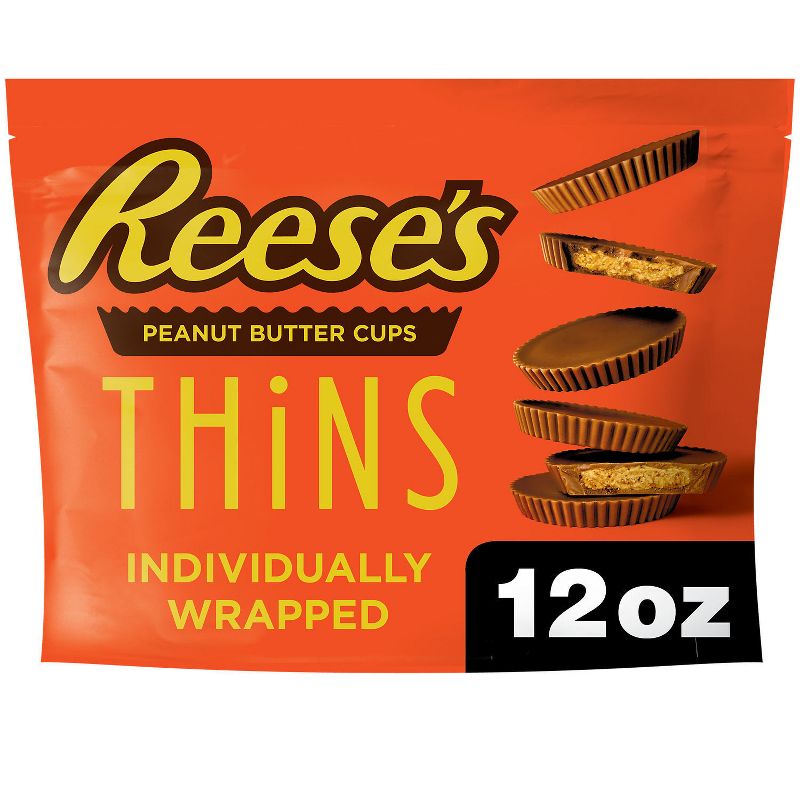 Reese&#39;s Thins Peanut Butter Cups Family Size - 12.3oz, 1 of 9