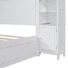 NicBex Full Size Wooden Storage Bed, Modern Platform Bed Frame with Drawers, Shelves and Cabinets for Bedroom - 4 of 4