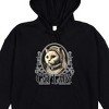 Cat Lady Vintage Frame Adult Black Long Sleeve Cosplay Hoodie With 3D Ears - 2 of 2