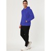 Lars Amadeus Men's Pullover Solid Long Sleeves Hooded Sweatshirts with Pocket - image 4 of 4