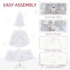 FURNIinspire Artificial Trees Tall Prelit Christmas Tree Indoor Christmas Decorations For Living Room, Christmas Vibe, White, 47.3"*47.3"*88.5" - 4 of 4