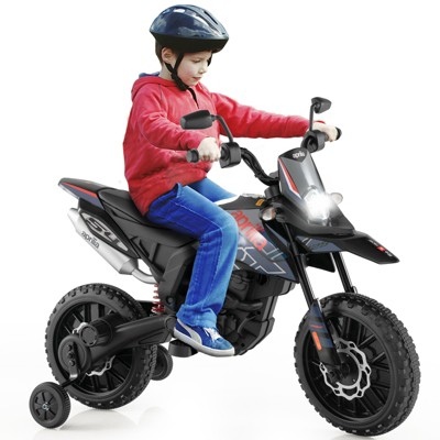 Infans 12V Licensed Aprilia Kids Ride On Motorcycle Electric Dirt Bike w/ Light & Music