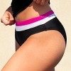 Women's Chic High-Waisted Bikini Bottoms with Contrast Trim - Cupshe - 4 of 4
