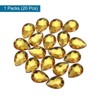 Unique Bargains Acrylic Flat Back Teardrop DIY Decor Jewelry Rhinestone 20 Pcs - 3 of 4