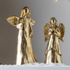 Transpac Golden Praying Angel Figurine Elegant Christmas Decor for Tabletop Indoor Use Gift Giving and Hostess Gifts - 2 of 2