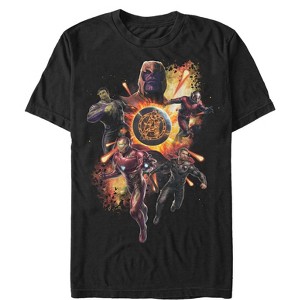 Men's Marvel Avengers: Endgame Flame Logo T-Shirt - 1 of 4