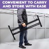 Liquid Stands Piano Keyboard Stand - X Style Adjustable & Portable Sturdy Music Stand - Fits 54-88 Key Electric Pianos - Double Braced Foldable Stand - 4 of 4