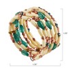 Saro Lifestyle Beaded Napkin Ring, Multi (Set of 4) - 4 of 4