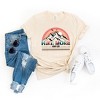 Simply Sage Market Women's Hike More Worry Less Colorful Short Sleeve Graphic Tee - 3 of 3