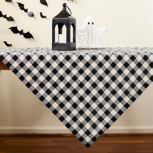Solino Home Linen Table Throw | Morgan Check - 1 of 4