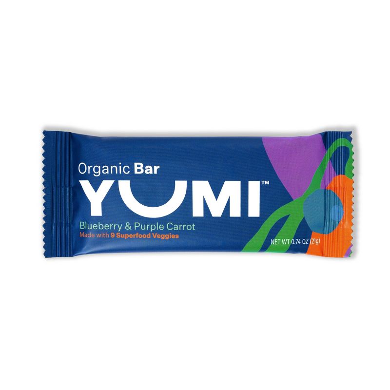 YUMI Organic Blueberry &#38; Purple Carrot Baby Snack Bars - 3.7oz/5ct, 6 of 14