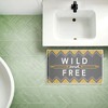 Stupell Industries Desert Boho Wild & Free Printed Plush Bath Mat And Bath Rug, Design By Alison Tauber, 18"X30" - 4 of 4