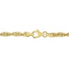 EVERLY JEWELRY |3.7mm Singapore Chain Bracelet in Silver - Multiple Metal Color Options - 2 of 4