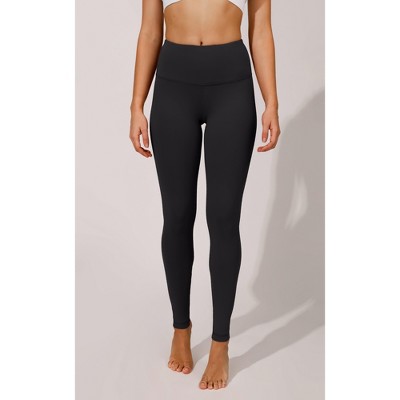 90 Degree By Reflex Womens Powerflex Polygiene High Waist Full Length  Legging - Black - Medium - 2 Pack