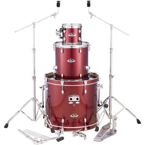 pearl export double bass drum set