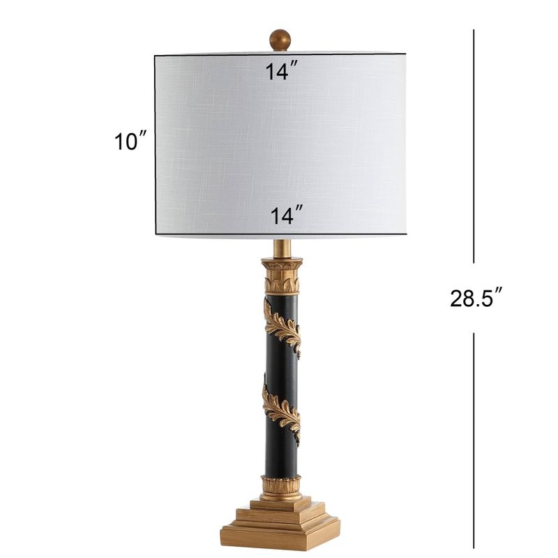 28.5&#34; Camilla Resin Table Lamp (Includes LED Light Bulb) Gold - JONATHAN Y, 5 of 7