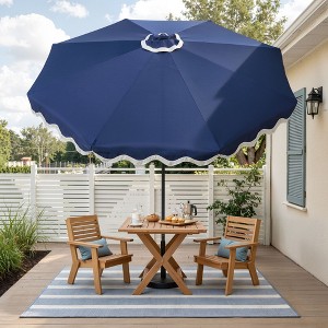 academy sports patio umbrella Mosaic 10 ft Round Patio Cantilever Umbrella