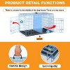 BestMassage 24/30/36/42/48 Inch Dog Crate Dog Cage Dog Kennel with Double Door Removable Tray & Handle Indoor Outdoor Pet Crate - 3 of 4