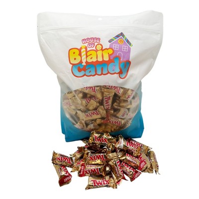Blair Candy - Twix Fun Size Candy Bars – Milk Chocolate Candy - Available in 1, 2, 3, and 5 Pound Resealable Bags