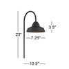 John Timberland Westley 23" High Black LED Landscape Path Light - 4 of 4