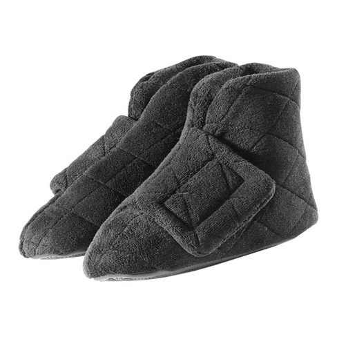 Silverts Adaptive Slipper Booties, Extra Wide, Unisex : Target