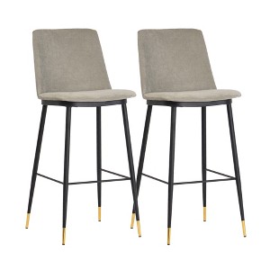 TOV Furniture Evora Velvet Counter Stool - Set of 2 - 1 of 4