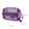 Unique Bargains Lightweight Square Mesh Makeup Bag 1Pc - 2 of 4