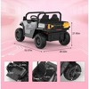 24V Ride On Dump Truck with Remote Control, 2 Seater Electric Toy Car for Kids, All-Terrain Kids Construction Vehicle w/Dump Bed & Shovel - 3 of 4