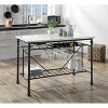 NicBex 1 Drawer Rolling Kitchen Island Cart with 2 Open Shelves,Kitchen Island on Wheels with Storage,Island Table for Kitchen - 2 of 4