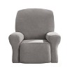 Hillsdale Furniture Queen Lusso Upholstered Faux Leather Headboard Gray: Transitional Style, Polyester, Foam-Filled - 3 of 4